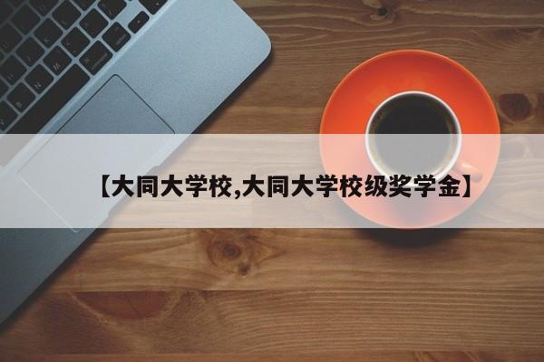 【大同大学校,大同大学校级奖学金】